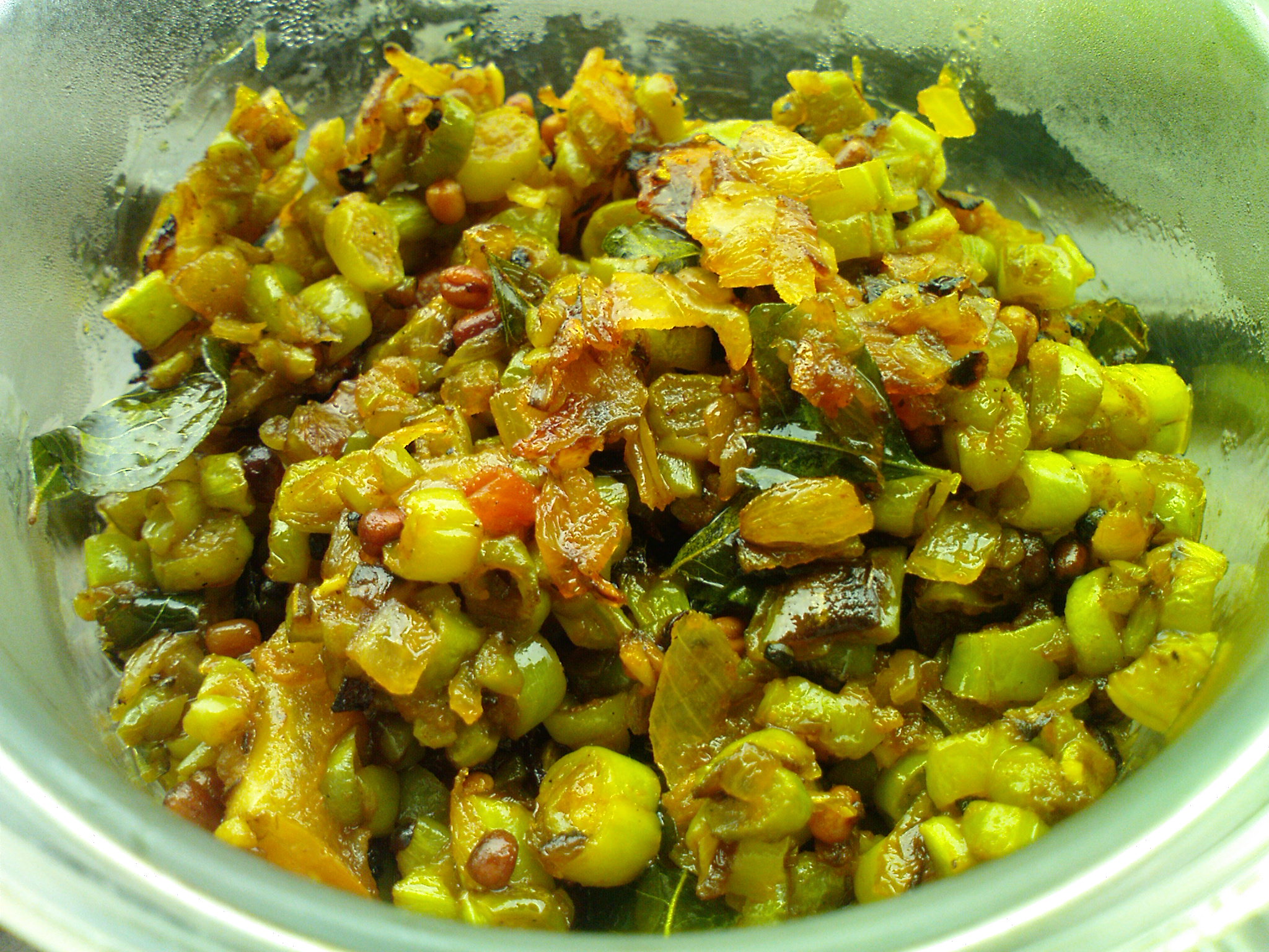 Beans spicy fry Beans spicy fry picture